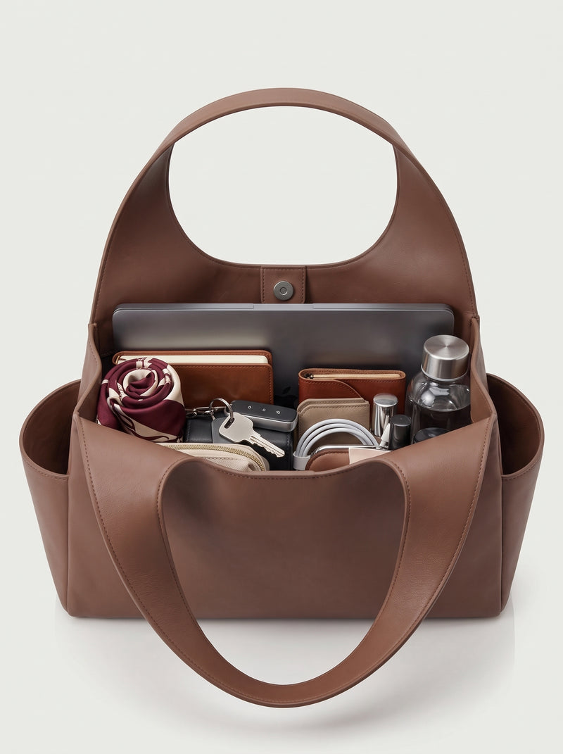 The Arco Satchel ( Brown )