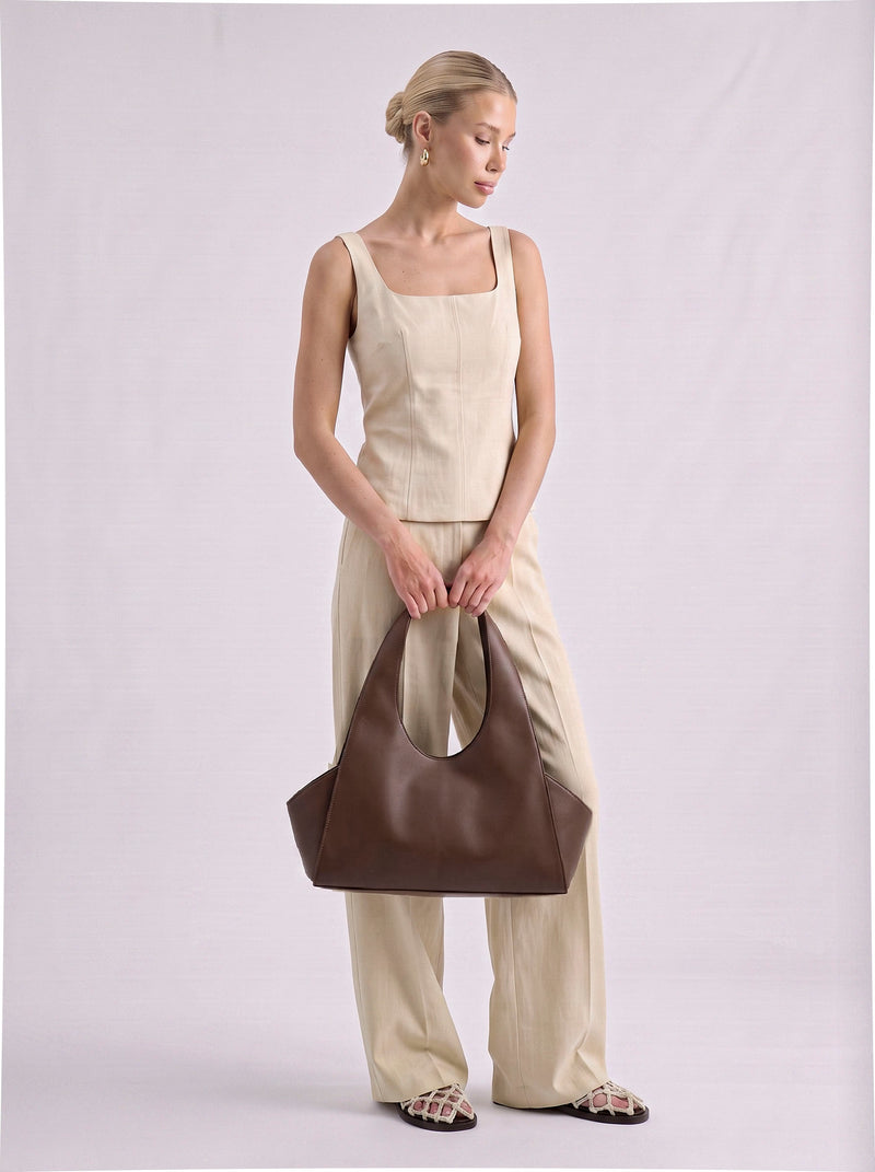 The Arco Satchel ( Brown )