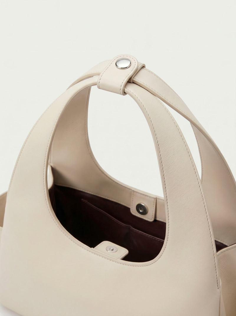 The Arco Satchel ( Beige )